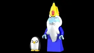Perfect Lego Loop Part 21 | Ice King & Gunther | Adventure Time Lego 12/16 |  #lego #bricks #blocks