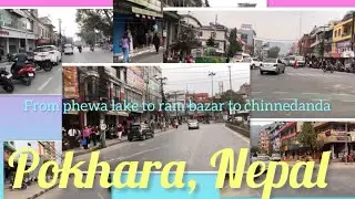 Ride from Pokhara Phewa lake to Ram Bazar to Chhinedanda Nepal