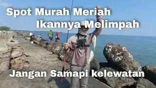 Spot murah meriah ikannya Mubal || MANCING RUCAHAN SEMARANG Di PANTAI MARINA