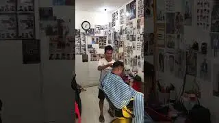 wijaya barbershop. haircut sama mas andry