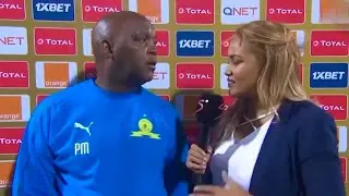 The Female Journalist Who Controlled The Heated Moments With Pitso Mosimane