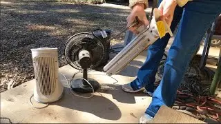 How to Dust small appliances using HUBBY'S AIR Compressor, cleaning hack SATISFYING