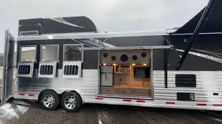 Luxury Horse Trailer With Outdoor Kitchen Option