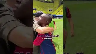 FC Barcelona u13: academy life | celebrating the win #fcbarcelona #soccer #academy #football #u13