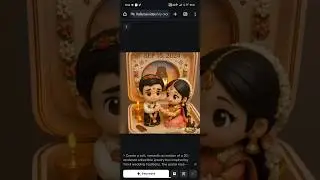 AI Creates Adorable Chibi Couple &ndash; Bride & Groom Love Story