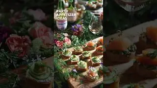 #shorts Party Appetizer Ideas #fingerfoodideas #appetizer #foodies #gardenparty #fancyfood  #foodies