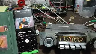 Ford XY AM radio updated; Bluetooth and 4 channel amplifier & LED light @radiorestorationbydale3535 