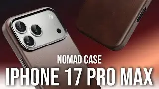 Luxury Leather Cases by Nomad for iPhone 17 Pro Max
