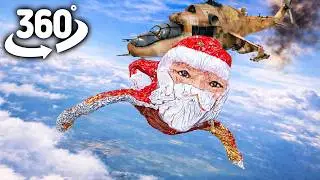 Goo Goo Gaga Santa Falling from The SKY | 360&deg; VR