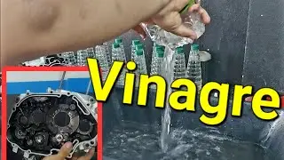 carcaça de motor no vinagre NUNCA IMAGINEI que teria esse resultado