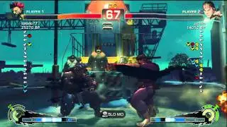 Tokido [Akuma] vs jyobin [Ryu] SSF4 Japanese Online Ranked Matches - TRUE-HD