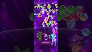 BUBBLE WITCH 3 SAGA LEVEL 4493 ~ No boosters, no hats
