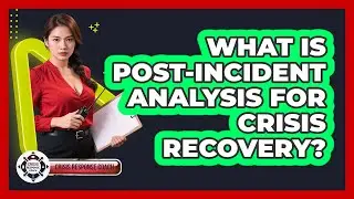 What Is Post-incident Analysis For Crisis Recovery? - Crisis Response Coach