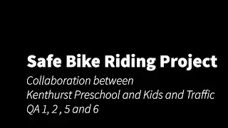 Safe Riding Project - Kenthurst Preschool