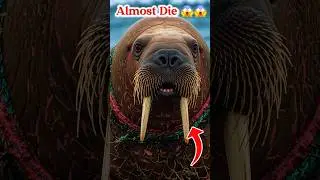 Almost Die | Sea Animals Rescue | Ralrus Rescue #rescuevideo #rescue #ytshorts #shorts #walrusrescue