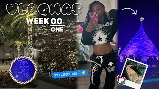 VLOGMAS WEEK ONE| Hair appointment, Traveling, Thxgiving, Christmas Lights, Exotic candy, Etc..