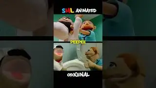 SML Movie VS Animation! | CHEF PEE PEE PEES PEAS?! 😂