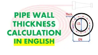 Pipe Wall Thickness Calculation |Pipe size Calculation |Schedule Number Calculation|ASME B 31.3