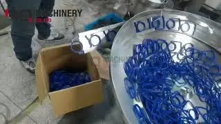 rotary vibratory bowl for oil bottle handle|YQ automatic sorting system for water bottle handles