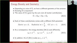 GR lecture 38: OurUniverse