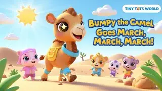 Bumpy the Camel Goes March, March, March! 🎵 | Preschool Song