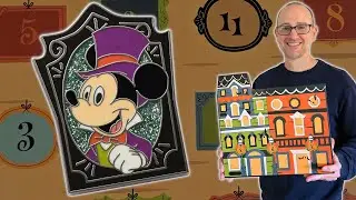 Календарь значков Disney на Хэллоуин | Распаковка значков Disney