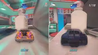 Splitscreen 2-Player HOT WHEELS UNLEASHED 2 - Turbocharged Gameplay PS5 UHD HDR