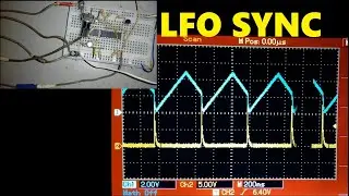 LFO with Sync - Low Frequency Oscillator with Reset - with schematic
