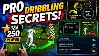 Rare FC Mobile dribbling tips and tricks from a Top 250 Player + Game settings | Gameplay Breakdown 
