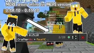 Minecraft online server Version 0.14.3 - 0.15.10 | MCPE /craftsman #minecraft 