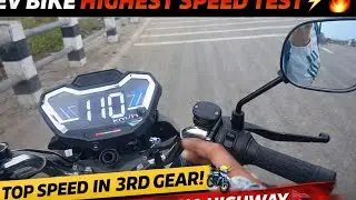 Fastest EV Bike Speed Test ⚡🏍️ | Highway Ride Nepal 🇳🇵