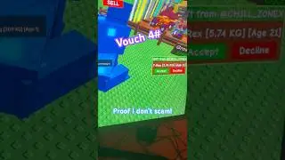 Vouch 4# Trading in GAG #roblox #growagarden #shorts #fyp #viral #trending #voucher #short #edit