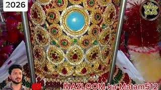 23 Rajab TABOOT Mola  Imam  Musa Kazim a.s Imam Bargha Astana Haideray Karar Jhal FAISALABAD 2026