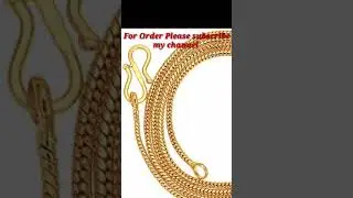 #shorts || Gold plated Chains Guarantee color | #CollectionsForHome | #jewellary | Chains for girls