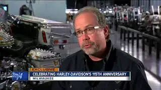 William Davidson's great grandson Bill on buying his Harley-Davidson motorcycle