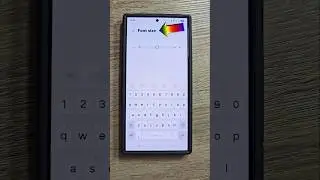 Change Keyboard Font Size One UI 7.0