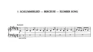 Liszt - &ldquo;Schlummerlied&rdquo; (slumber song) S.186 no.7 [Alfred Brendel]