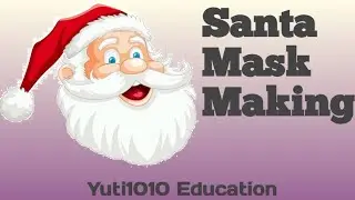 #how to make Santa face mask#pepar Craft#Merry Christmas#santa face mask #education #drawing