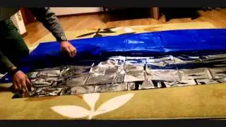 How to make a sleeping bag.