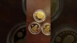 золотая монета Славянка