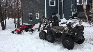 6x6 ATV Wrecker first test