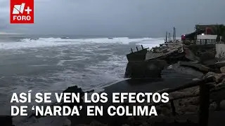As&iacute; afect&oacute; el Hurac&aacute;n Narda a las playas de Colima: Lluvia y vientos golpean la costa - Las Noticias