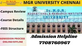MGR UNIVERSITY FULL REVIEW 😻✨ #mgruniversity #engineering #cutoff #top10#bestcollegeinindia  