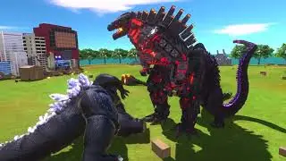 Evolution of Evil Godzilla Bagan VS Godzilla 2014 | Epic Evolution & Size Comparison