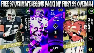 LTD IN PACKS! FREE 97 ULTIMATE LEGEND PACK! MY FIRST 99 OVERALL! Madden 25