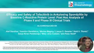 Video Abstract: Efficacy and Safety of Tofacitinib in AS by Baseline C-Reactive Protein Level