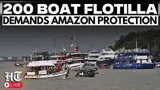 LIVE: Global Flotilla of 200 Boats Demands Climate Justice at COP30 Summit in Bel&eacute;m | Amazon Forest