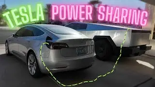 Tesla PowerSharing: Cybertruck Charges Model 3 with Bidirectional Tech!