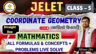 💥Master Class For JELET Coordinate Geometry|| Formulas & Concepts+Problems live Solve By Ritam Sir|