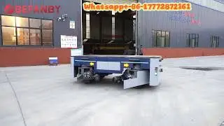 Customized 360&deg; Flexible Turn Transfer Cart,Heavy Load Trackless Transfer Trolley